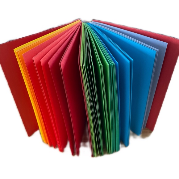 Rainbow Color Notebook 🔸Made in Germany 🔸The Conran Shop🔸Jornal Rare - Picture 1 of 14